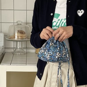 BLOMMA SOFT Liberty Drawstring Bag (BLUE)